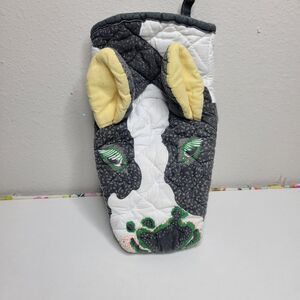Boston Warehouse Zebra Oven Mitt Potholder 1992 Vintage Used